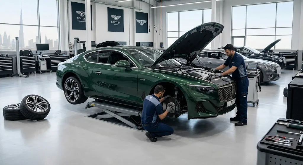 Bentley Batur being serviced and repaired by independent Bentley specialists in Dubai