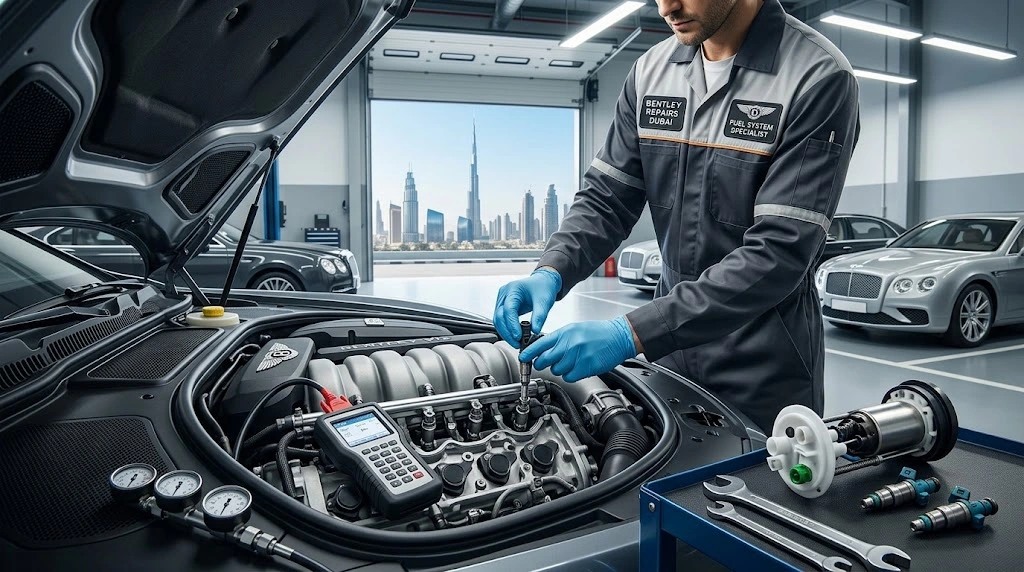 Bentley fuel pump and injector repair in Dubai by an independent Bentley specialist