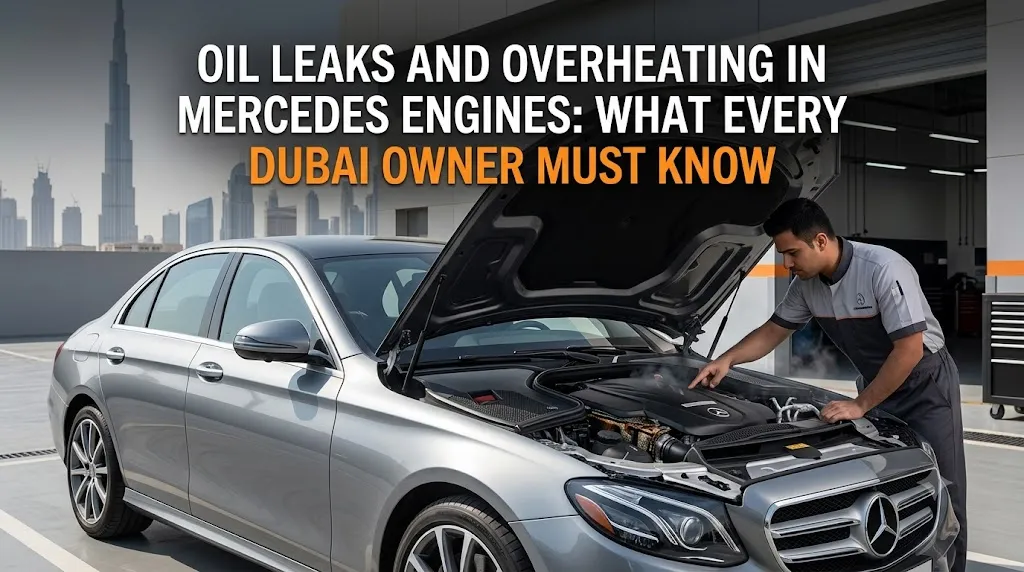 Oil Leaks and Overheating in Mercedes Engines: What Every Dubai Owner Must Know